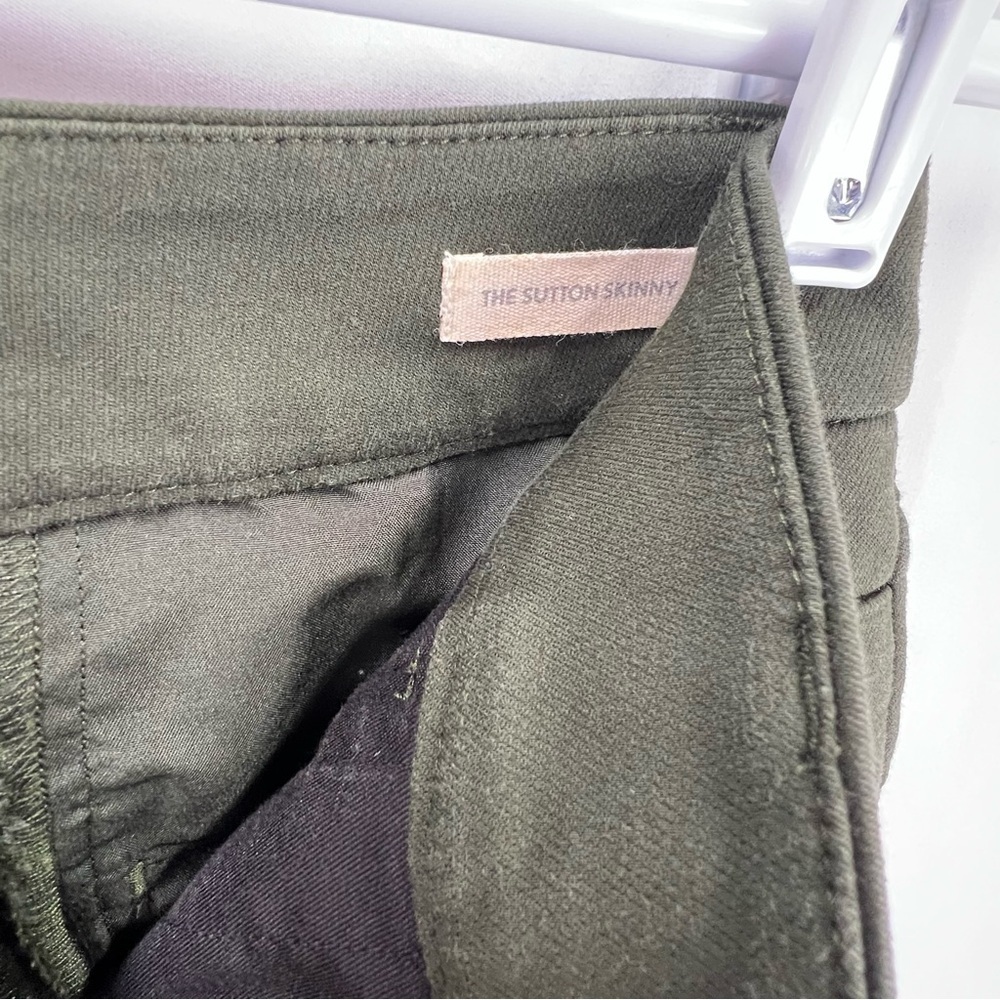 Loft - Women's Slacks - Size 00P - Dark Green - Skinny - Picture 7 of 11